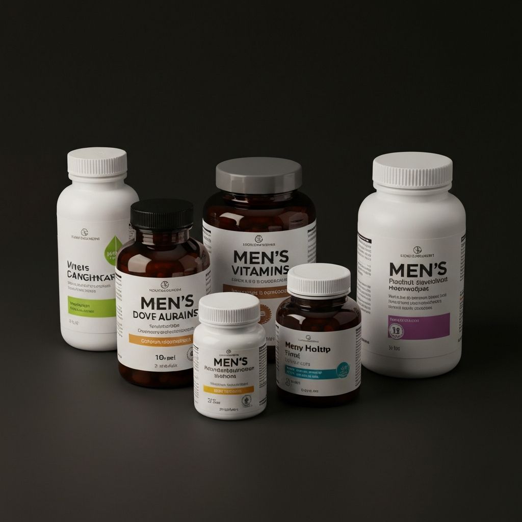 Men's supplements collection
